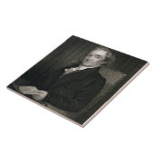 Noah Webster (1758-1843), gegraveerd door Frederic Tegeltje (Zijkant)