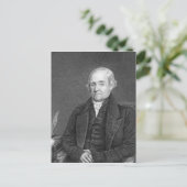 Noah Webster gegraveerd door G. Parker Briefkaart (Staand voorkant)
