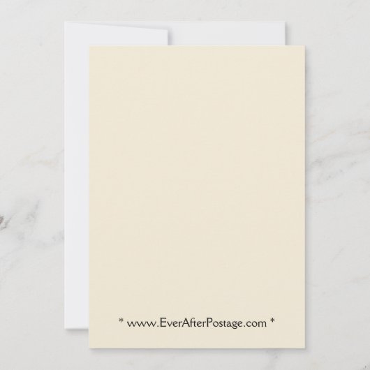 Noah's Arc Birthday Invite Kaart (Achterkant)