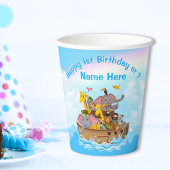 Noah's Ark 1e Verjaardagsfeestideeën, Noah's Ark Papieren Bekers