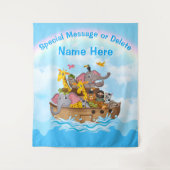 Noah's Ark Achtergrond, Noah's Ark Party Decoratio Wandkleed (Voorkant)