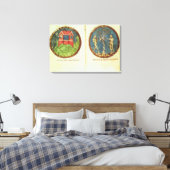 Noah's Ark, Adam en Eva Canvas Afdruk (Insitu (Slaapkamer))