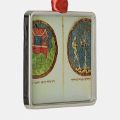 Noah's Ark, Adam en Eva Metalen Ornament (Rechts)