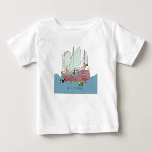 Noah's Ark American Sleeve Raglan T-Shirt (Voorkant)