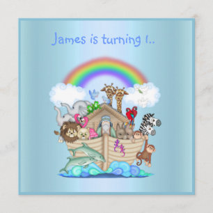 Noahs ark animal call BLUE 2 Kaart