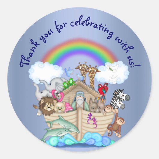 NOAHS ARK ANIMAL ZOO STICKER (Voorkant)
