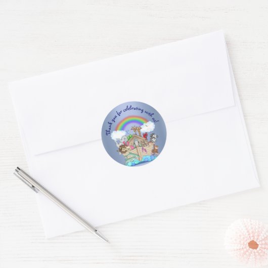 NOAHS ARK ANIMAL ZOO STICKER (Envelop)