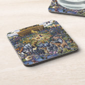 Noahs Ark Animals Bier Onderzetter (Linkerzijde)