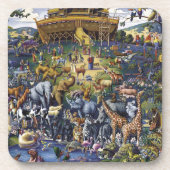 Noahs Ark Animals Bier Onderzetter (Voorkant)
