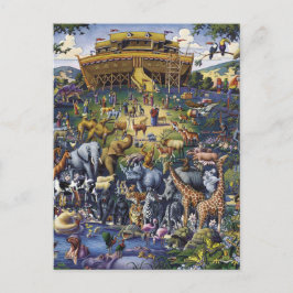 Noahs Ark Animals Briefkaart