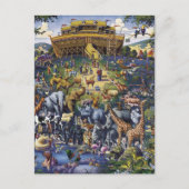 Noahs Ark Animals Briefkaart (Voorkant)