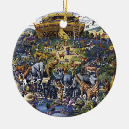 Noahs Ark Animals Keramisch Ornament