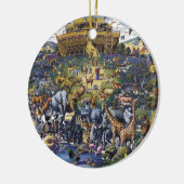 Noahs Ark Animals Keramisch Ornament (Links)