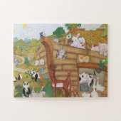 Noah's Ark Animals | Kinderkinderen Legpuzzel (Horizontaal)