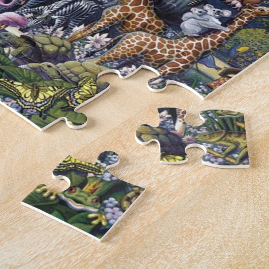 Noahs Ark Animals Legpuzzel (Zijkant)
