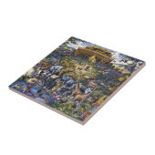 Noahs Ark Animals Tegeltje (Zijkant)