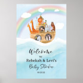 Noah's Ark Arc Welkomstbord Poster (Voorkant)