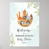 Noah's Ark Arc Welkomstbord Poster (Voorkant)