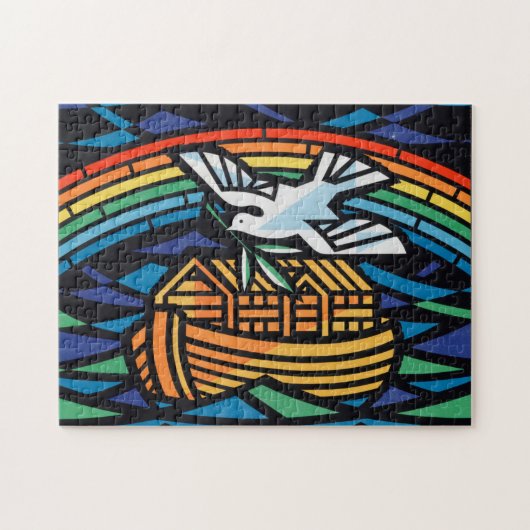 Noah's Ark Art Cool Historische Foto's Trav Legpuzzel (Horizontaal)