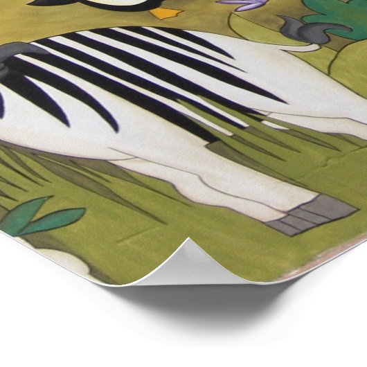 Noahs Ark Art Poster Mural for Baby Nursery (Hoek)