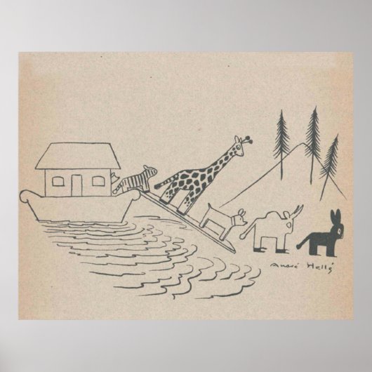 Noah's Ark Art Print (Voorkant)