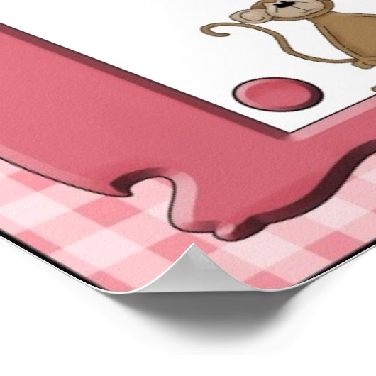 Noah's Ark Baby Girl Poster (Hoek)