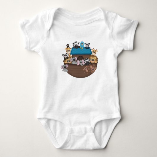 Noah's Ark Baby Jersey Bodysuit (Voorkant)
