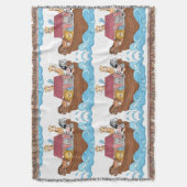 Noah's Ark Baby Nursery Wieg Throw Blanket Deken (Voorkant Verticaal)