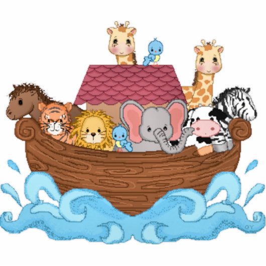 Noah's Ark Baby Ornament Fotobeeldje Ornament (Voorkant)