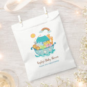 Noahs Ark Baby shower Favor Tassen Jongens Geperso Bedankzakje (Geknipt)