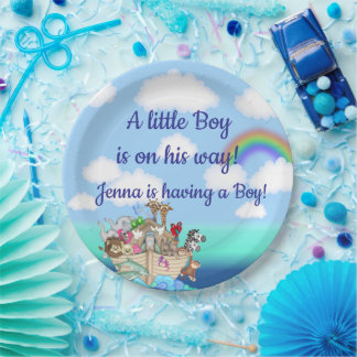 Noah's Ark Baby shower Favoriet Papieren Bordje