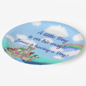 Noah's Ark Baby shower Favoriet Papieren Bordje (Gekanteld)