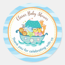 Noah's Ark Baby shower Gepersonaliseerd Stickers