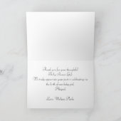 Noah's Ark Baby shower Hartelijk dank Bedankkaart (Binnen)