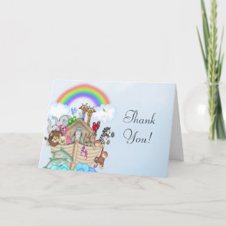 Noah's Ark Baby shower Hartelijk dank Bedankkaart