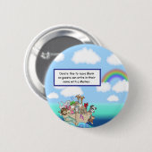 Noah's Ark Baby shower Naam Tag Button (Voorkant /achterkant)