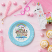 Noah's Ark Baby shower Paper Borden Papieren Bordje (Feest)