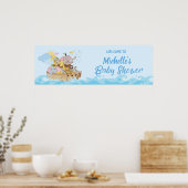 Noah's Ark Baby shower Party Banner Poster (Keuken)
