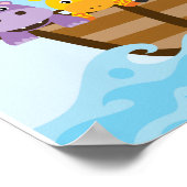 Noah's Ark Baby shower Party Banner Poster (Hoek)