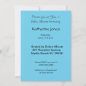 Noah's Ark Baby shower Uitnodiging (Achterkant)