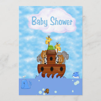 Noah's Ark Baby shower Uitnodiging