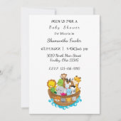 Noah's Ark Baby shower Uitnodiging (Voorkant)