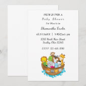 Noah's Ark Baby shower Uitnodiging (Voorkant / Achterkant)