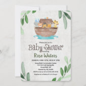 Noah's Ark Baby shower Uitnodiging (Voorkant)