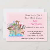 Noah's Ark Baby shower Uitnodiging (Voorkant)