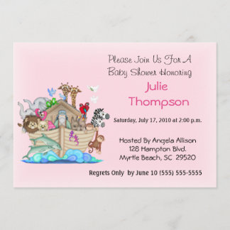 Noah's Ark Baby shower Uitnodiging