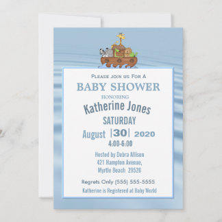 Noah's Ark Baby shower Uitnodiging