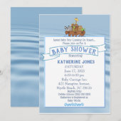 Noah's Ark Baby shower Uitnodiging (Voorkant / Achterkant)