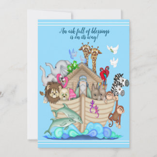 Noah's Ark Baby shower Uitnodiging