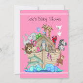 Noah's Ark Baby shower Uitnodiging (Voorkant)